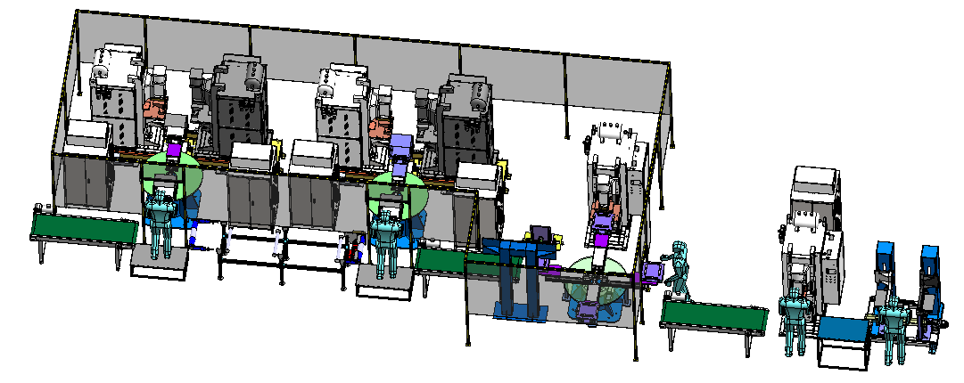 微波爐殼體半自動點焊接生產線,微波爐殼體自動焊接流水線