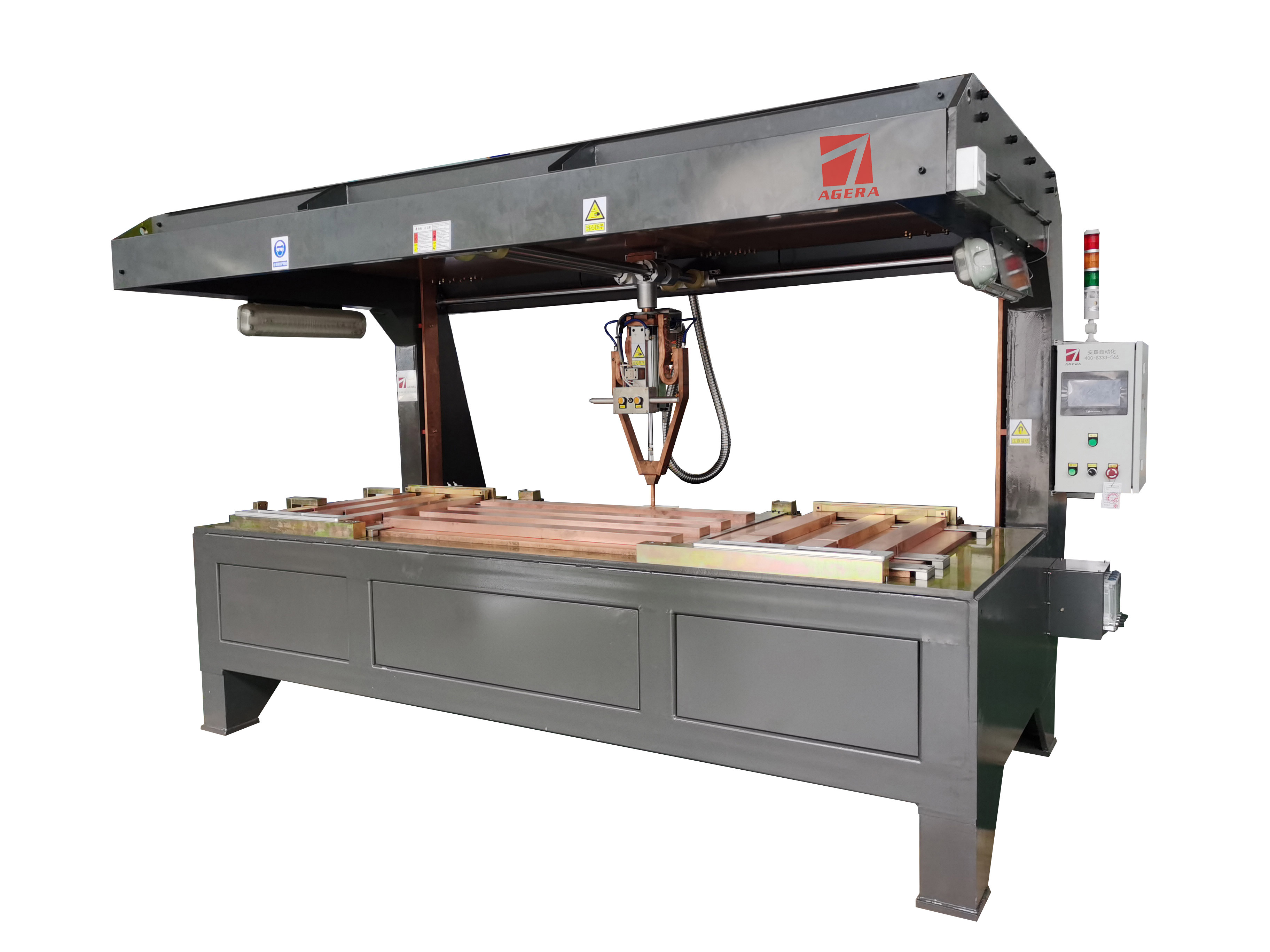 電梯門板加強(qiáng)筋龍門點(diǎn)焊機(jī),龍門式平臺自動點(diǎn)焊機(jī)