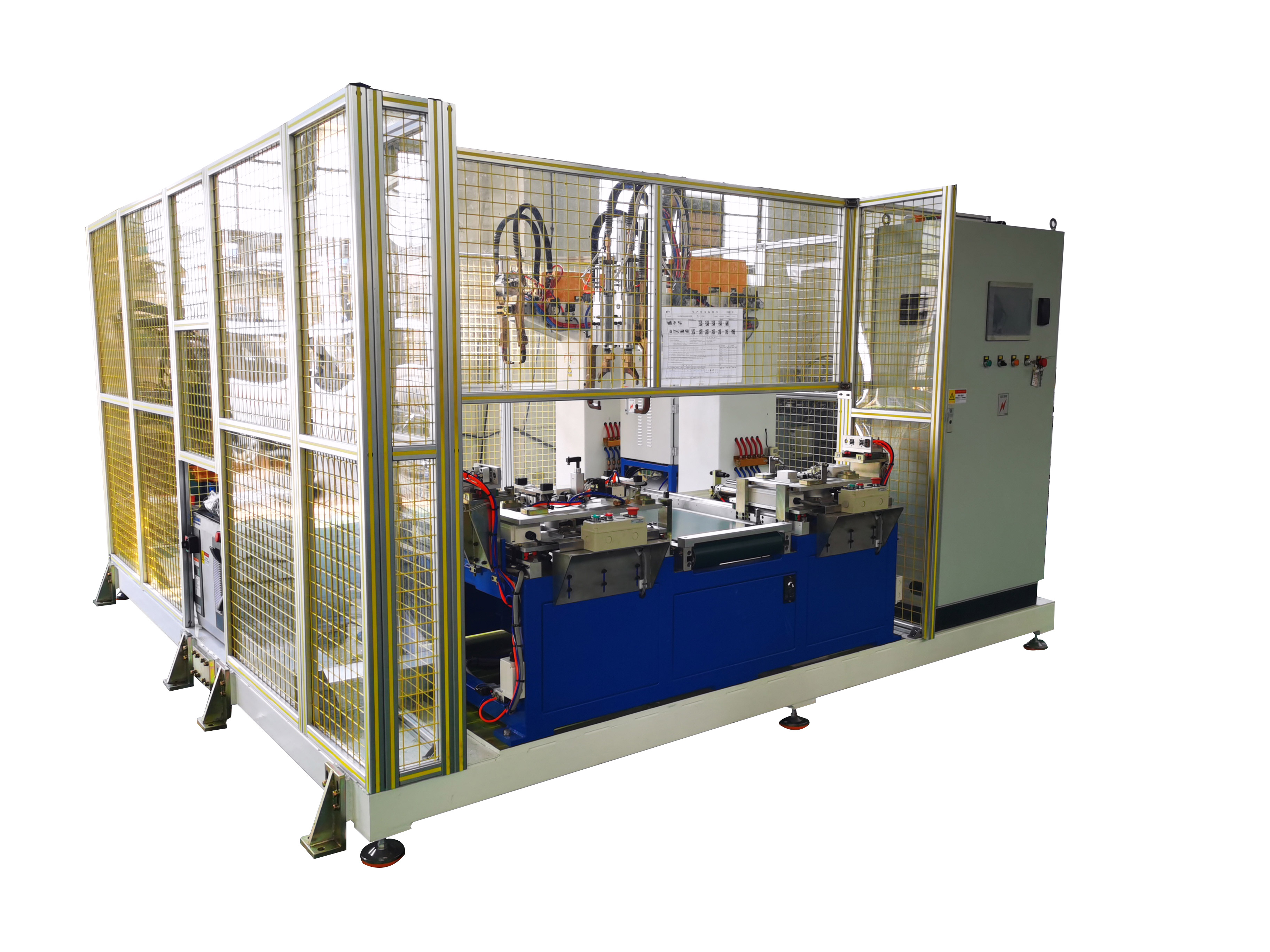 重型卡車座椅支架自動焊接工作站定制項(xiàng)目介紹