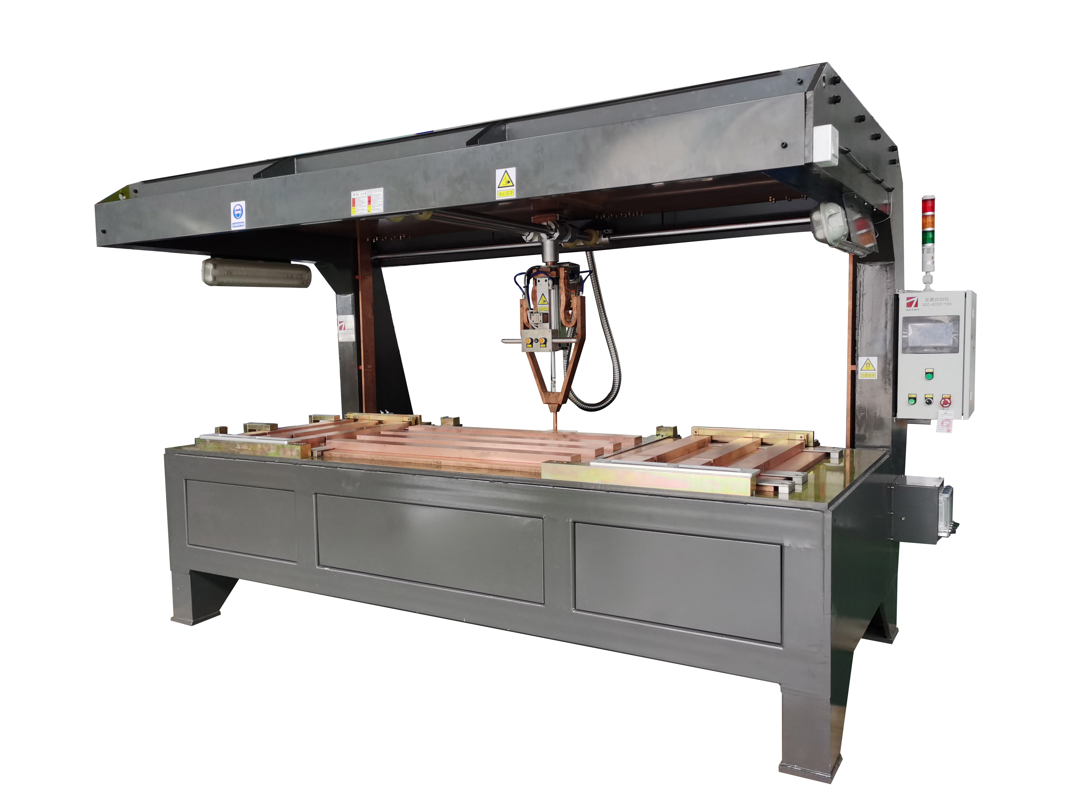 電梯門(mén)板加強(qiáng)筋龍門(mén)焊機(jī)項(xiàng)目介紹