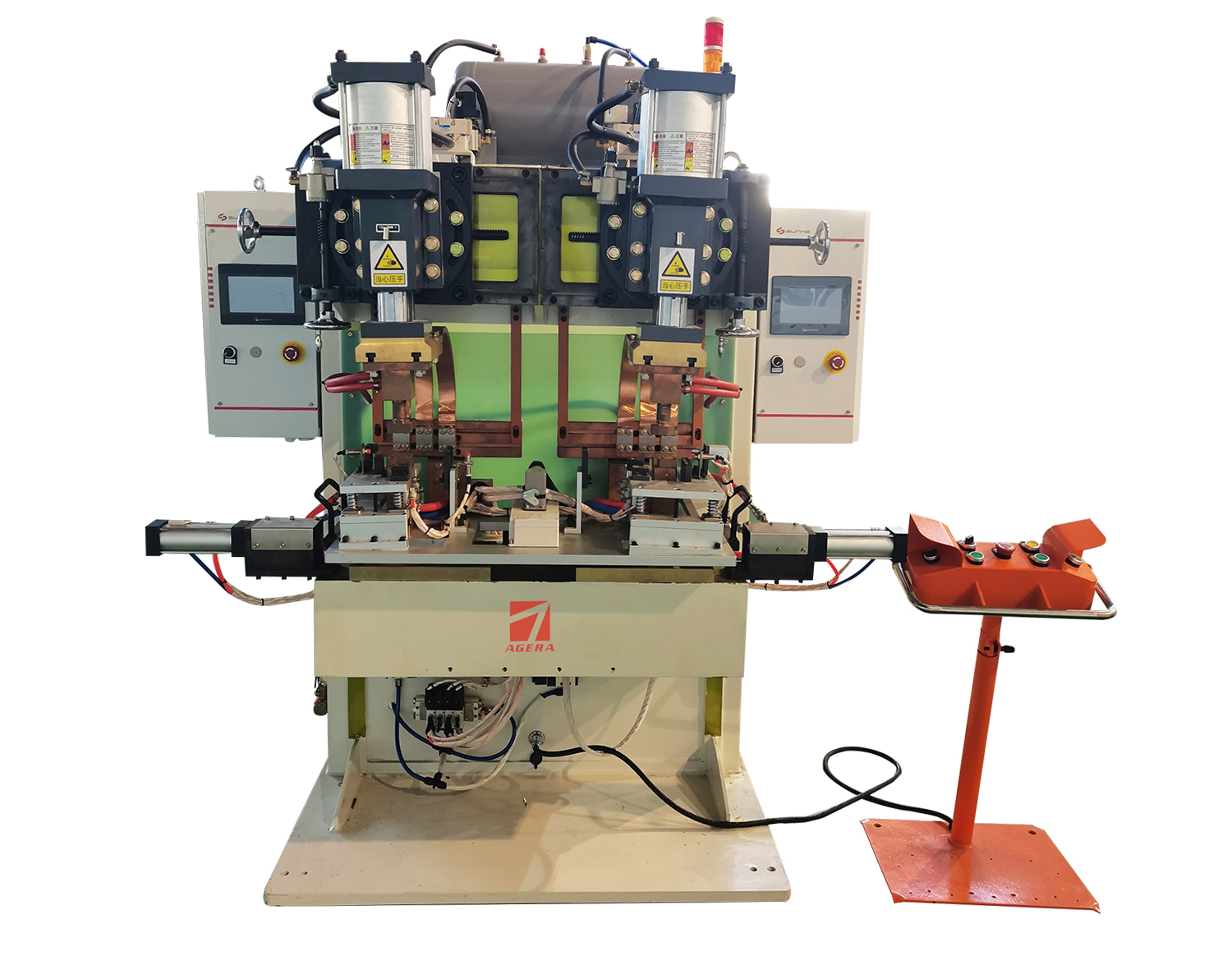 汽車(chē)玻璃導(dǎo)軌支架雙頭凸焊機(jī)項(xiàng)目介紹