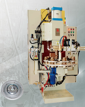 機(jī)油濾清器八工位儲(chǔ)能焊機(jī)小