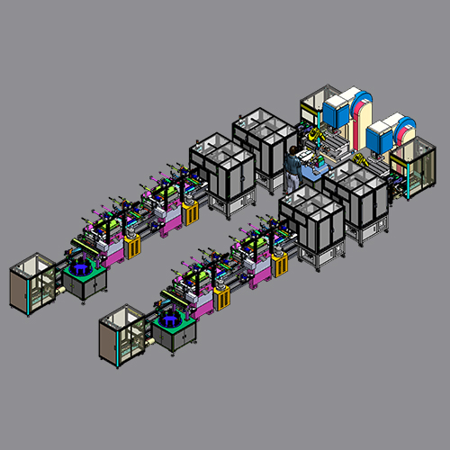 均熱板全自動(dòng)焊接生產(chǎn)線